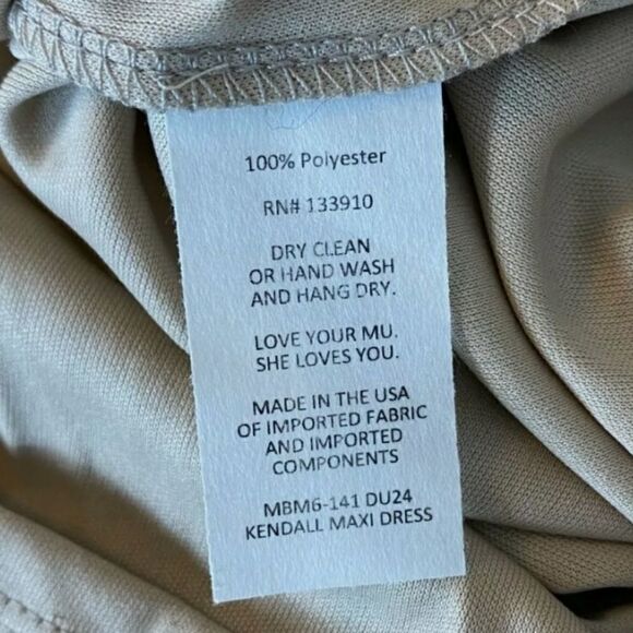 Show Me Your Mumu Kendall Maxi Dune Chiffon‎ Formal Dress Size Small - Picture 5 of 6
